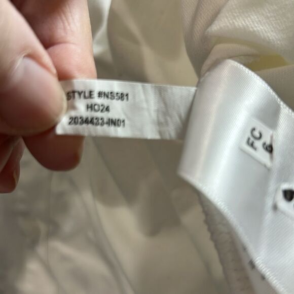 Madewell NS581 White Cotton Perfect Crewneck Tee NWT - Picture 8 of 9